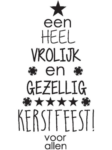 Kussenhoes Een heel vrolijk en gezellig